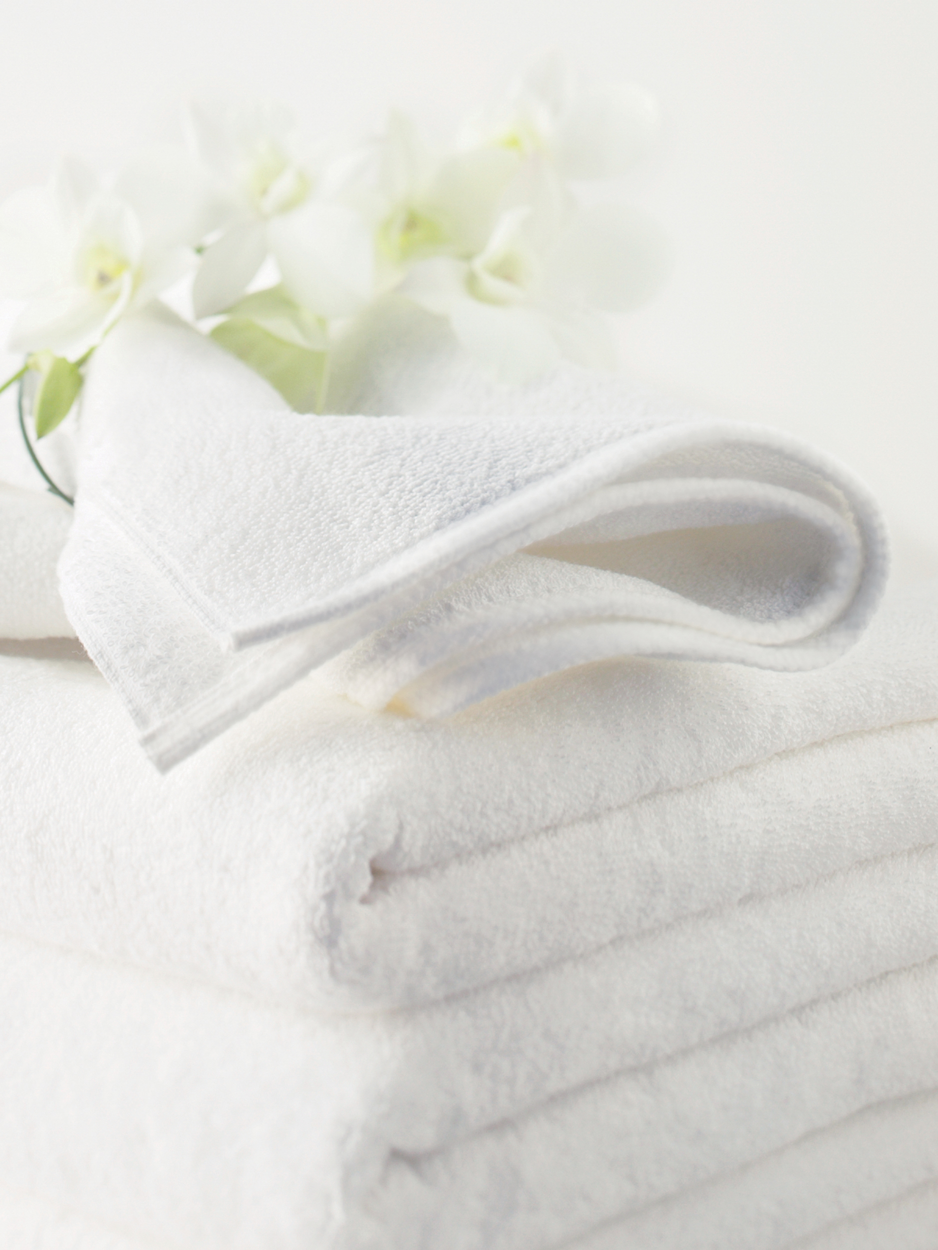 Walkfrottier weiß, Duschtuch 70x140 cm